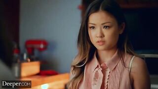 Asian hottie Lulu Chu loves to share cock with Gianna Dior