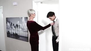 It seems the mother-in-law wants to participate too in the action