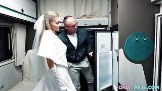 The man has the right to enjoy my bride's pussy anytime