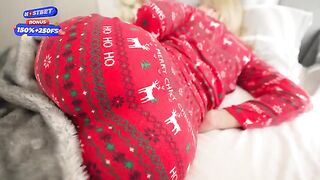 A stepmother is dreaming about a Christmas present from her stepson