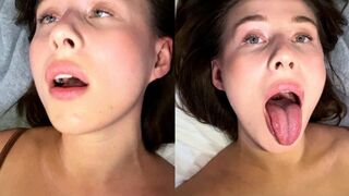 Fingered her pussy, rolled her eyes and came