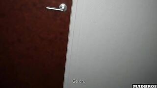 She called us again to the toilet, she wanted more intense action