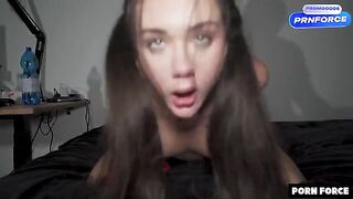 A beautiful girl receives a portion of rough sex without mercy