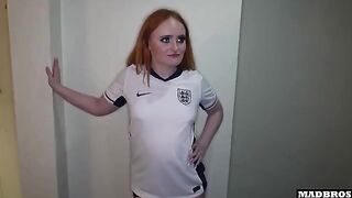 An English football fan got fucked in the ass for losing a bet