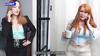I fucks my stepmom and teacher in a steamy threesome session