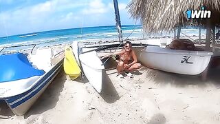 Experience the passion of rough sex on the beach