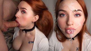 A girl with a skillful mouth made me cum quickly in this steamy scene