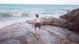 The girl is happy with the unexpected turn of events in her pussy