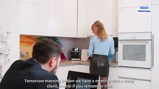 My desired whore - Hot secretary gets fucked by the boss on a business trip