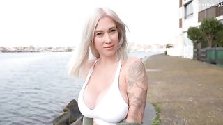 I'll try to seduce you with a hot blonde and big boobs action