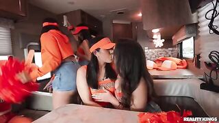 You should definitely check out this hot student party action!