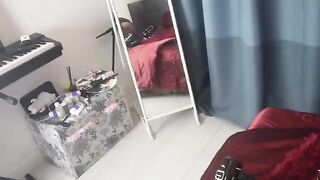 She will feel it better if it is not in her pussy