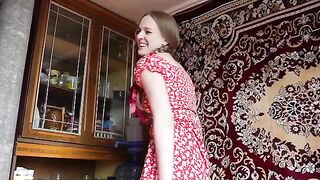 A hot blondie is always a turn on, especially in a rural setting!