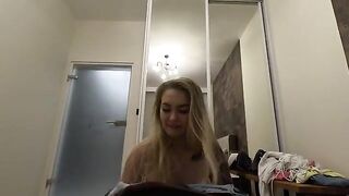 Come over, my parents are not at home - Hot blonde with perfect body