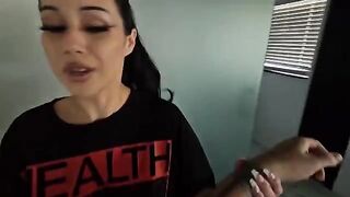 A goth girl experiences intense passion and extreme pleasure