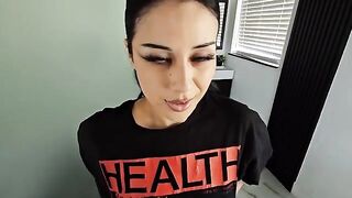 A goth girl experiences intense passion and extreme pleasure