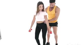 Hot anal sex with a yoga teacher is a great trend now