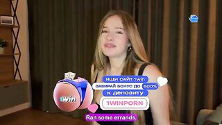A sexy girl shows her boyfriend her secret hobby