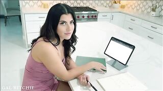 A young girl is brushing up on sexology with her teacher