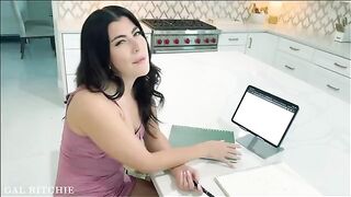 A young girl is brushing up on sexology with her teacher