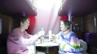 A girl got a good look in the compartment for sex
