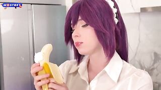 She’s an anime girl, so she can get fucked in every moment