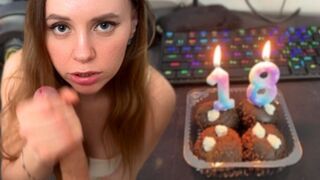A cock is the best present for a beautiful girl
