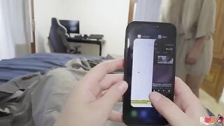 The stepson was distracted, and the stepmom took control in a steamy scene