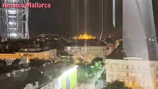 Hot pick-up sex with a Ukrainian couple in the streets of Budapest