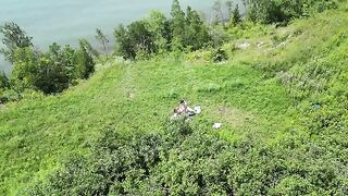 Instead of a picnic, they got a hot amateur session in the field