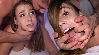 The girl should keep her mouth busy
