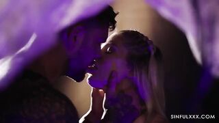 A guy watched as his girlfriend was getting fucked by another babe