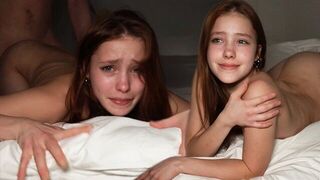 A redhead teen was brought to tears of joy during hard sex