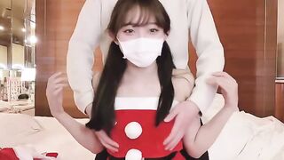 An amateur couple try sex in unusual poses and reach a powerful climax