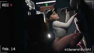 Vanessa gets fucked in FNAF Security Breach office scene