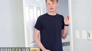 The guy is looking for money around the house and stumbles upon a surprising toy