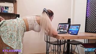 Turkish babe loses money gambling, gets fucked by a scammer
