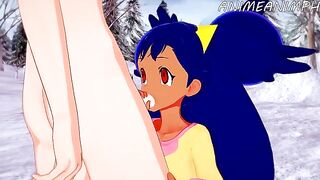 Iris from Pokémon gets fucked in an intense hentai scene