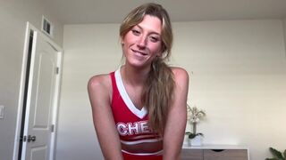 Special support for cheerleaders from the owner of the house