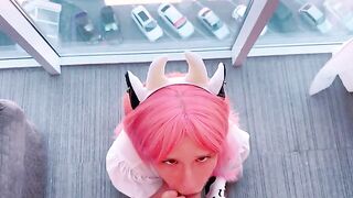 The game is over, but the action continues! Don't swallow before I finish!