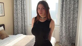 Will you find a surprise under my dress? A playful question with a spicy twist