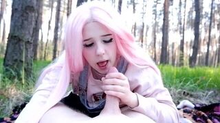 Her mouth is always ready, a true enthusiast, captivating and unforgettable!