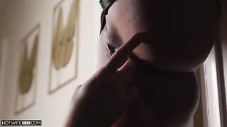 Any dick will fit in an Asian doggy style - pussy fuck