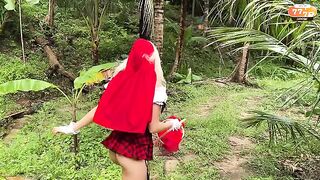Little Red Riding Hood knows what to do with the wolf, featuring passionate sex