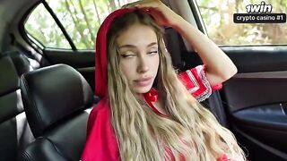 The little red riding hood has become very lustful