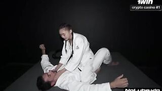 The guy with the bigger dick always wins in this intense game