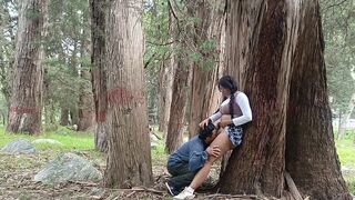 A girl agreed to have sex in the forest with a stranger