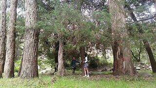 A girl agreed to have sex in the forest with a stranger