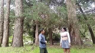 A girl agreed to have sex in the forest with a stranger