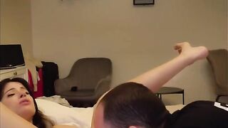 The couple has an amazing and passionate sex with a gorgeous view